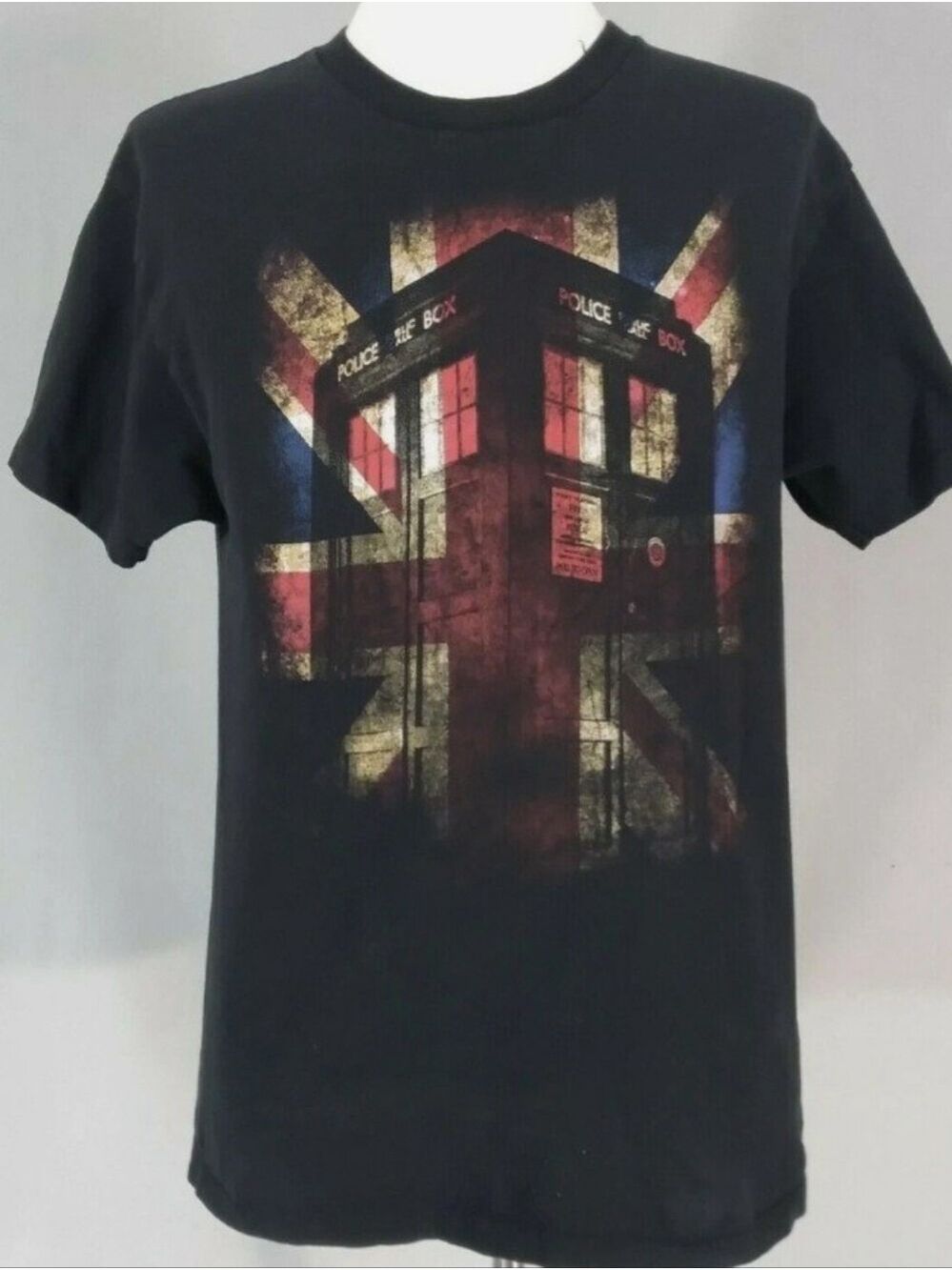 Ripple Junction Dr Who Men's Black Short-Sleeved T-Shirt, Size XL